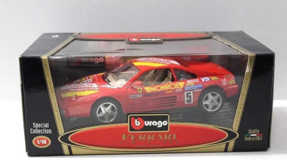 Ferrari 348TB Rood (1989) - Bburago Special Collection 1/18 - Modelauto - Schaalmodel - Miniatuurauto - Model auto