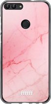 Huawei P Smart (2018) Hoesje Transparant TPU Case - Coral Marble #ffffff