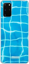 Samsung Galaxy S20+ Hoesje Transparant TPU Case - Blue Pool #ffffff