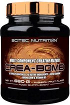 Creatine Scitec Nutrition - Crea Bomb - Multi-component creatine matrix - 660 g - 110 porties - poeder - Passion Fruit