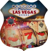 Signs-USA Shield Las Vegas - Wandbord - 56 x 60 cm
