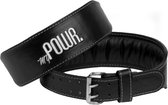 MYPOWR. Fitness Riem - Lifting Belt - Powerlift Riem - Gewichthefriem - Leer - L