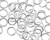 25 -Sieraden oogjes -10 mm- RVS - Sieraden maken-Charme Bijoux