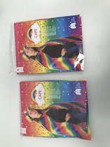 Regenboog cape