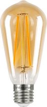 Tekalux Deco Led-lamp - E27 - 1800K Warm wit licht - 3 Watt - Niet dimbaar