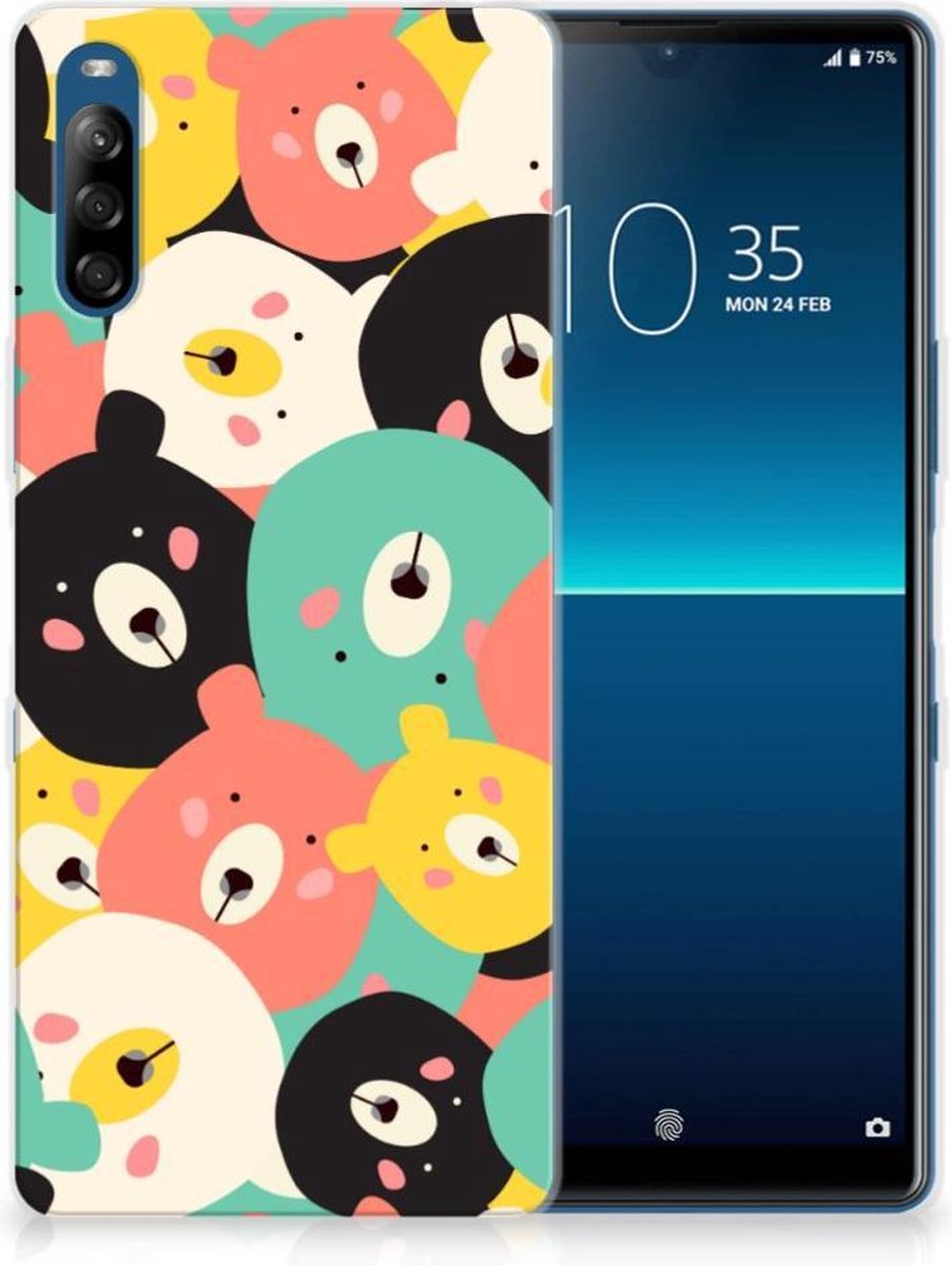 Sony Xperia L4 Telefoonhoesje met Naam Bears