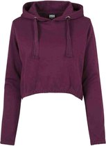 Urban Classics Hoodie/trui -L- Interlock Short Bordeaux rood