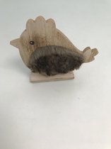 Decoratief houten vogeltje