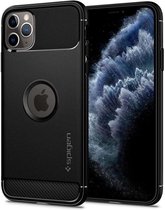 Hoesje Apple iPhone 11 Pro - Spigen Rugged Armor Case  - Zwart