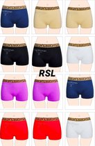 Dames boxershorts 12 pack met panterprint one size 36-40