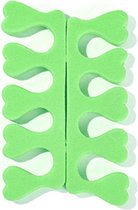 DW4Trading® Foam vinger of teenspreiders groen 2 stuks