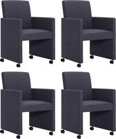 Eetkamerstoelen set 4 stuks  (Incl LW anti kras viltjes) - Eetkamer stoelen - Extra stoelen voor huiskamer - Dineerstoelen – Tafelstoelen