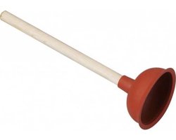 ONTSTOPPER Rubber Met Steel - Ontstopt Gootsteen Toiletten & Sanitair - 1 Stuk