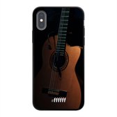 iPhone X Hoesje TPU Case - Guitar #ffffff