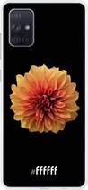 Samsung Galaxy A71 Hoesje Transparant TPU Case - Butterscotch Blossom #ffffff
