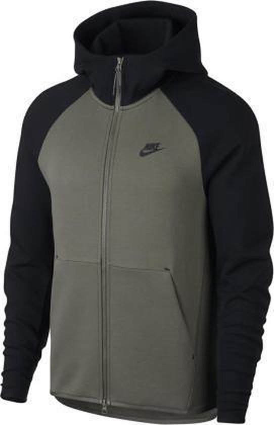 Onverschilligheid factor Afslachten Nike Tech Fleece Hoodie Unisex - Groen-Zwart - Maat XL | bol.com