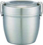 Japanese Stainless steel Lunch Pot Bento Box 570ml (Sliver)