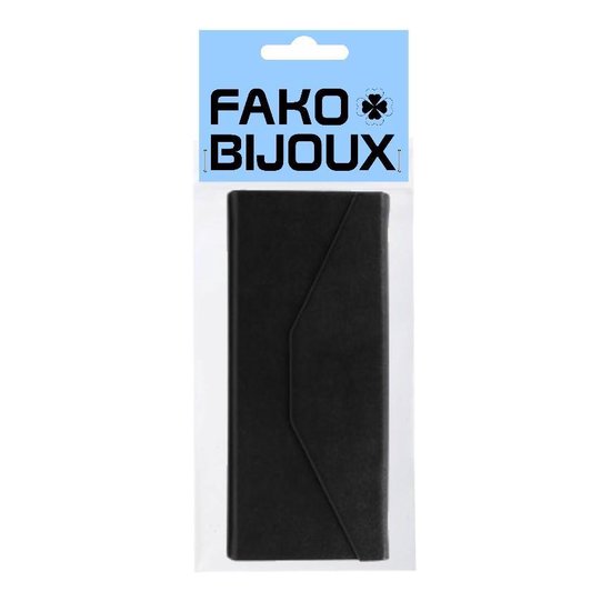 Fako Bijoux® - Brillenkoker - Opvouwbaar - Driehoek - 16x7x6.5cm - Zwart - Fako Bijoux®