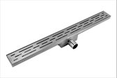 Ergé Design douchegoot zonder flens 100 cm RVS