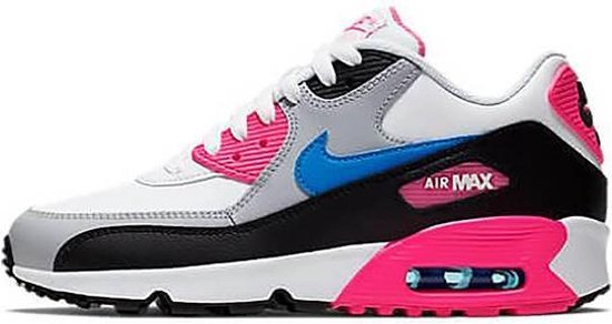 hun zag Mysterieus Nike Air Max 90 LTR (GS) - White/photo blue-black - Maat 38 | bol.com