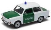 Trabant 601 (Politie) 1/34 Welly - Modelauto - Schaalmodel - Miniatuurauto - Model auto