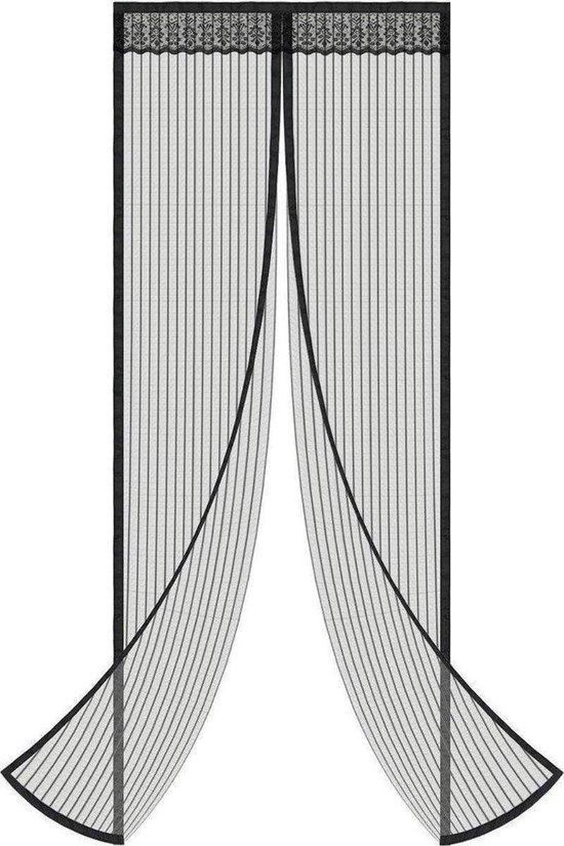 Magnetisch vliegengordijn – Muggennet – Vlieggordijn - Hordeur – 100 x 210 cm - kalderij