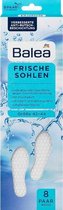 Balea Fresh Insoles Size 42-44 8 Pairs 1 x 16 Items White