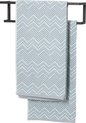 Sealskin Carré - Handdoekrek 48 cm - Zwart