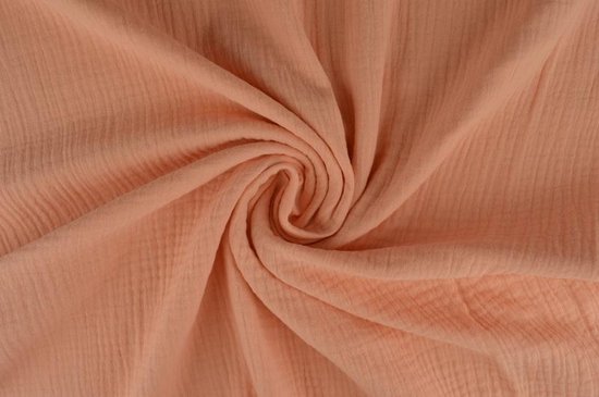 Doordringen jurk blijven Hydrofiel stof / Mousseline stof / Zalmroze / 10 meter | bol.com