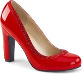 Pleaser Pink Label Hoge hakken -45 Shoes- QUEEN-04 US 14 Rood