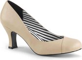 Pleaser Pink Label Pumps -46 Shoes- JENNA-01 Creme
