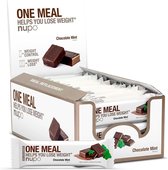 Nupo One Meal maaltijdrepen (24 stuks) - Chocolade Mint - Afvallen zonder terugval met maaltijdrepen