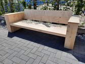 Loungebank "Garden" van Nieuw steigerhout 180cm 3 persoons bank