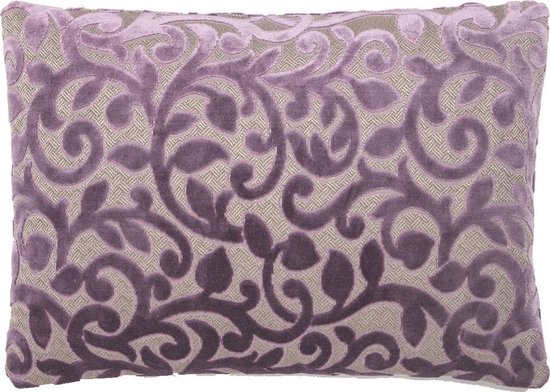 A&E Originals - Kussen Flower Purple rechthoekig - 50 x 70 cm
