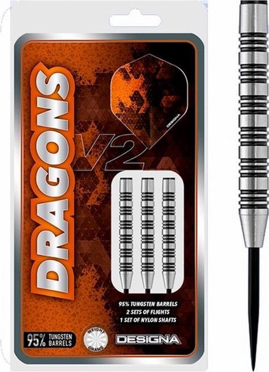 Afbeelding van het spel Designa Darts Dragons V2 3-Ring M1 23 gram