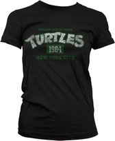 Teenage Mutant Ninja Turtles Dames Tshirt -XL- Turtles NY 1984 Zwart