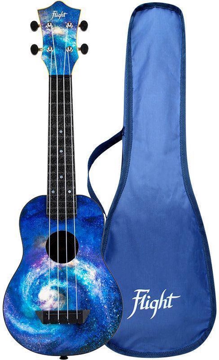 Flight Travel Series TUS40 Space sopraan ukelele met gigbag