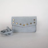 Kosmeoo Bags Dames Crossbodytas Leer Blauw