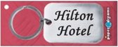 Paper Dreams | RVS Sleutelhanger | Hilton Hotel