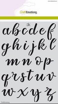 Stencil alfabet CK handlettering A5