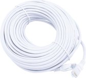 20 meter premium UTP kabel - Internetkabel - Netwerkkabel Tot 1000 Mbps - Wit - Incl. RJ45 stekkers - Hoge kwaliteit