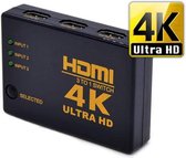 HDMI 4K Ultra HD schakelaar 3-voudig 1080p inclusief afstandsbediening 3D Ready