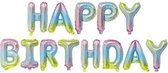 Happy Birthday Ballon Slinger Feest Versiering Verjaardag Versiering Vlaggenlijn Feest Decoratie Regenboog - 1 Stuk
