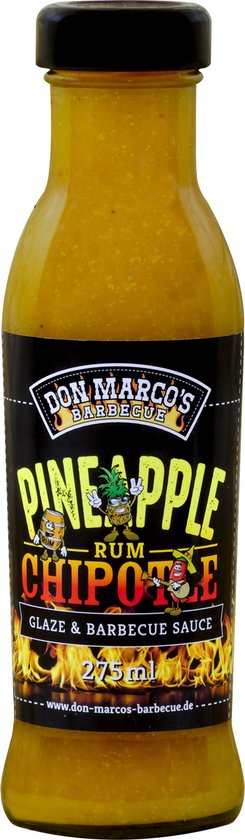 | Don Marco's Pineapple Chipotle Rum Glaze & BBQ Don Marcos Pineapple Rum Chipotle Glaze & BBQ Sauce 275 ml