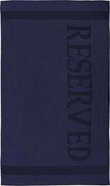 Heerlijk Zachte Velours Strandlaken XL Navy | 100x180 | Droogt Snel | Trendy En Luxe