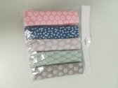 Microvezeldoeken - 5 stuks - diverse kleuren