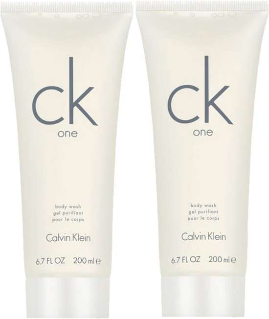 Calvin Klein CK One 2x gel tube 200 ml = 400 ml - Bundelvoordeel | bol.com