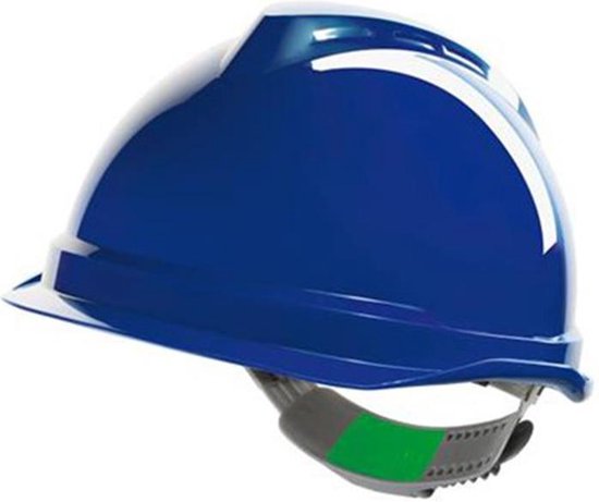 Casque de sécurité - MSA V-Gard 520 - Push-Key - Bleu