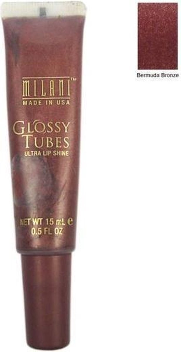 Milani Glossy Tubes Ultra Lip Shine Gloss - Bermuda Bronze - Milani
