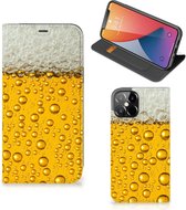 Flip Cover Valentijn Cadeautje hem Geschikt voor iPhone12 Pro Max Telefoonhoesje Bier